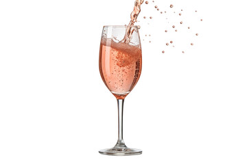 glass of pink liquid