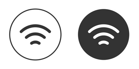 Wifi icon illustration. Pixel vector graphics - Vector.