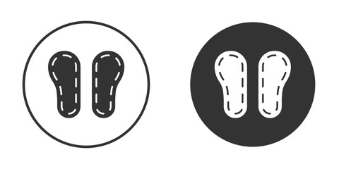 Soles icon illustration. Pixel vector graphics - Vector.