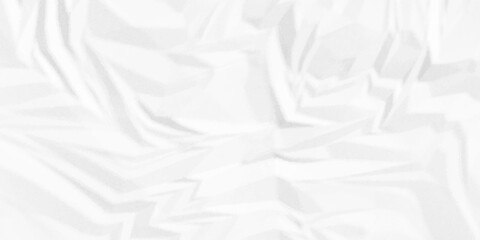 Old Crumpled paper Blank white crumpled and creased paper poster.	