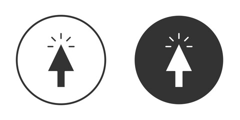 Cursor icon illustration. Pixel vector graphics - Vector.