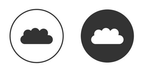Cloud icon illustration. Pixel vector graphics - Vector.