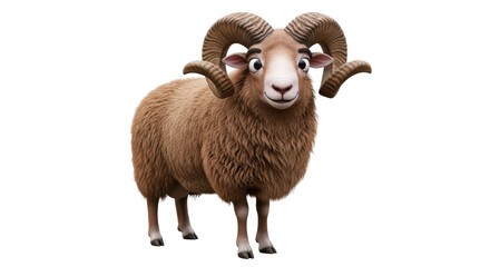 Isolated Cartoon Ram