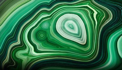 abstract green agate design with natural patterns and textures