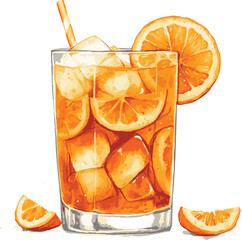 glass of orange juice
