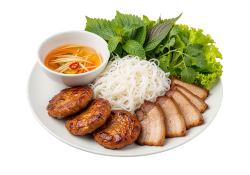 Bun Cha Hanoi: Vietnamese Grilled Pork with Rice Noodles