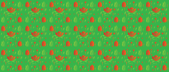 Abstract geometric composition with vibrant colors