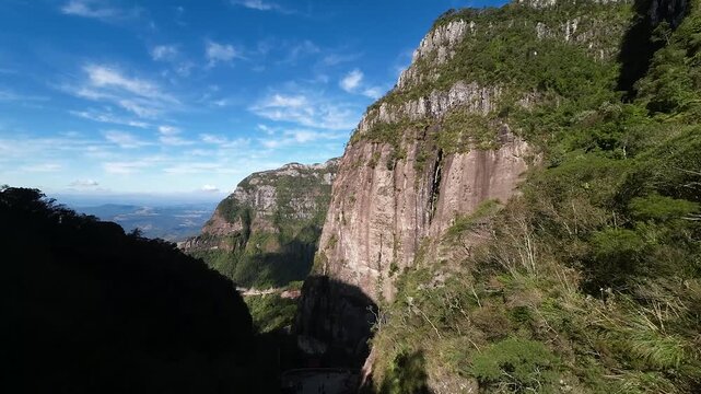 Serra do Corvo Branco - Santa Catarina - Brazil - mountain landscape with blue sky