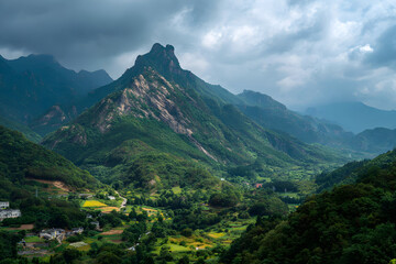 Naklejka premium Mountain in south China