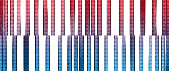 blue and pink abstract striped background with halftone texture