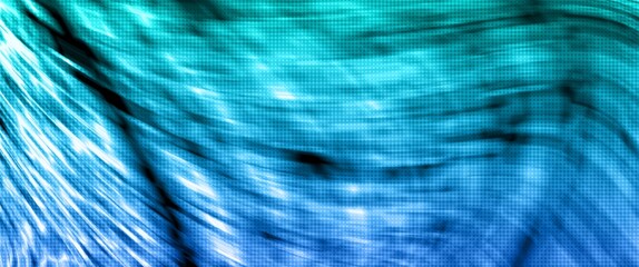 blue and green abstract background with motion blur and halftone texture