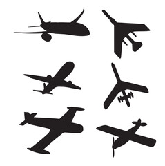  A group of planes in all different angles