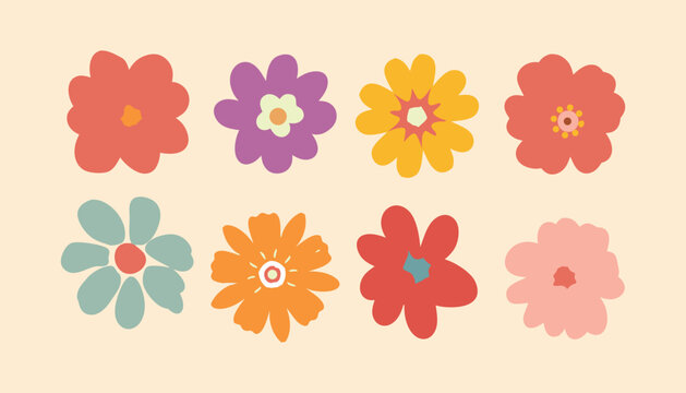 cuta floral botany flowers sld leaves vintage decor pattern ,icon.