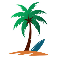 palm tree vector illustration