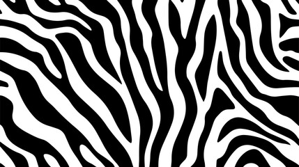HighResolution Zebra Skin Vector Pattern