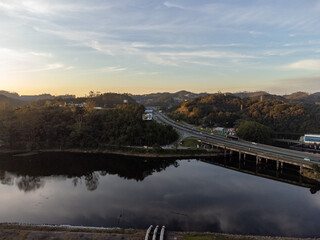 Beautiful road connecting São Paulo to Santos, Anchieta highway