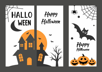 Halloween greeting card designs with spooky elements and festive greetings greeting cards holiday