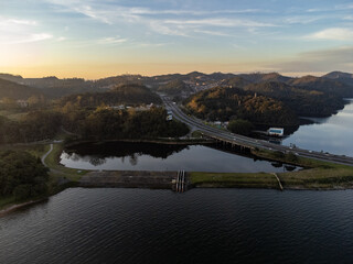 Beautiful road connecting São Paulo to Santos, Anchieta highway