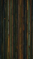 Photo of a closeup view of a weathered bamboo wall with a natural textured pattern