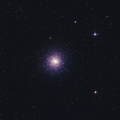 Celestial Bloom: Messier 22 Cluster Amidst the Stars of Sagittarius
