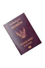 Thailand passport for travelling, flying and doing business. Thailand document, id