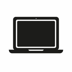 Modern Laptop Icon Digital Workspace & Connectivity