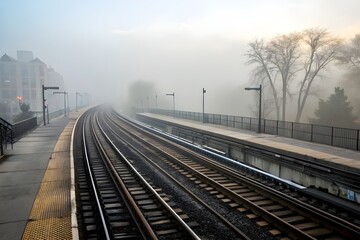 Naklejka premium Railway