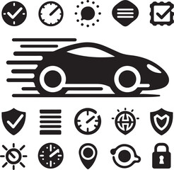 Minimal Fast Icon Vector Collection