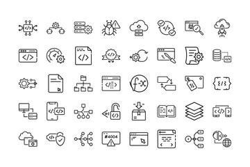 Coding and Development Icon Bundle for Programming Projects
