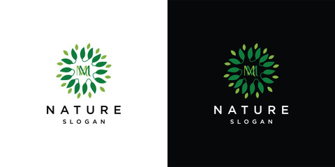 Nature Leaf Logo Inspiration. Nature Leaf Logo Symbol	
