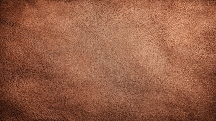 Detailed close-up showing an evenly textured reddish-brown leather surface with fine grain and subtle variations in tone. Suitable for textures, backgrounds and design work.