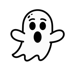 Obraz premium Cute Ghost