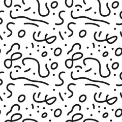 Seamless Abstract Doodle Pattern
