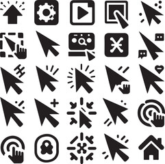 Minimal Cursor Icon Set