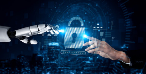 AI-secured system demonstrating multi-layer encryption, identity protection, and password security...