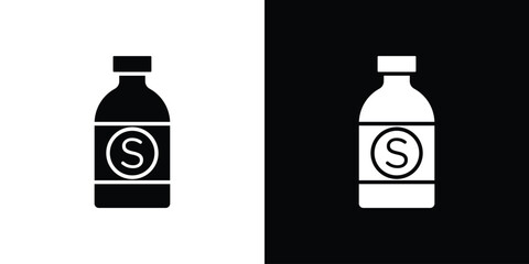 Solvent icon symbol for Apps and Branding.