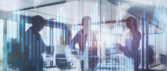 Stock trading Finance Chart. Currency and Exchange Finance and Economy Display