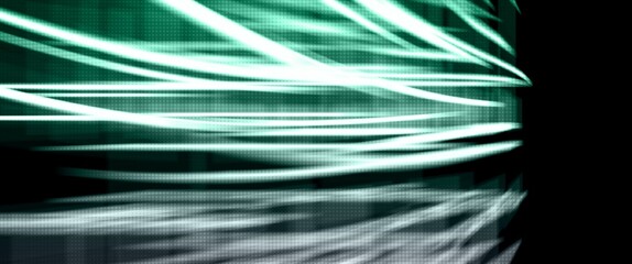 green and grey abstract background with motion blur and halftone texture