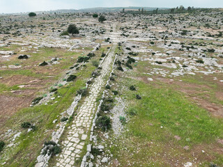 A Roman Road Leading to Tarsus in Modern-Day Turkey, Ancient Anatolia