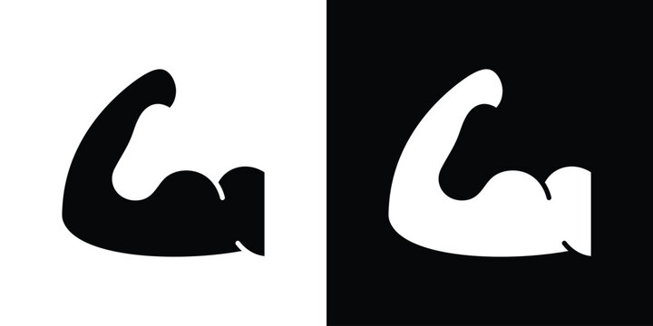 Arm icon symbol for Apps and Branding.