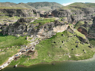 The edge of the Tigris River in Turkey.