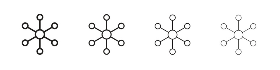 Variety icon set, Illustration, Black