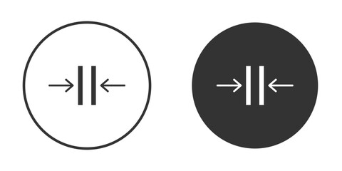 Fototapeta premium Thickness icon