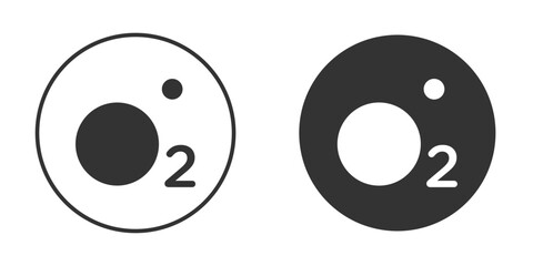 Oxygen O2 icon