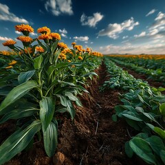 Outdoor Nature Sunflower View high resolution picture