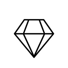 Vector icon of a diamond shape  