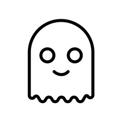 Friendly ghost - vector icon
