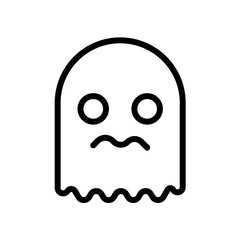 Friendly ghost - vector icon