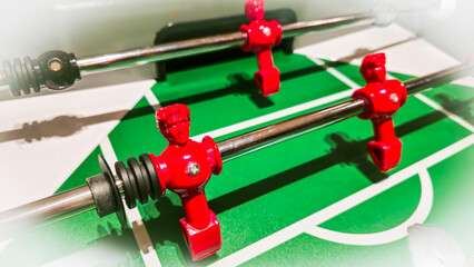 Foosball Table Soccer Players, Indoor Team Game