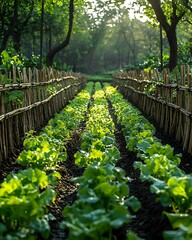 Vegetable Plants Growing high resolution picture